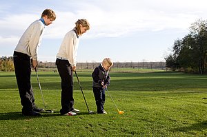 Golfen als Familienspaß Foto Golfclub Teschow